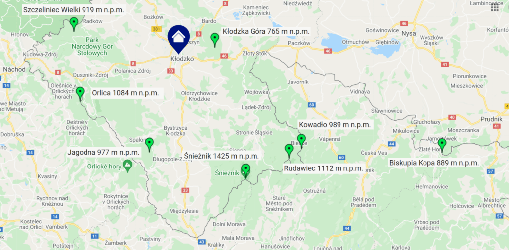 Read more about the article 7 szczytów Korony Gór Polski – górska przygoda z bazą w Międzygórzu